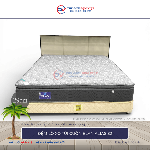 Đệm lò xo túi cuộn Elan Alias S2